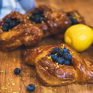 blueberries and lemons