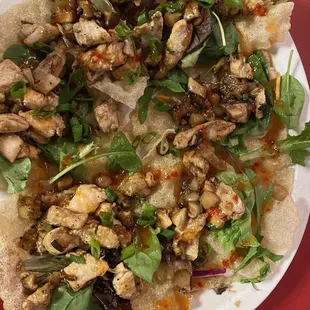 Chicken wonton appetizer