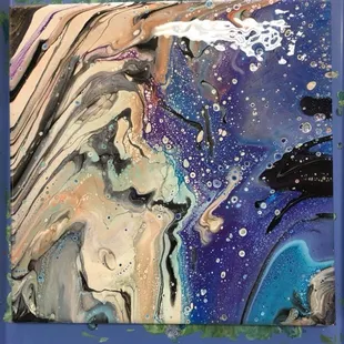 Paint Pour - one of our newest art experiences!