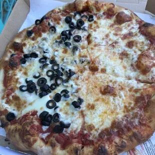 pizza, food