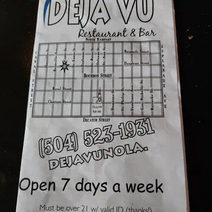 Map to find your way home from here after a heavy night of drinking.