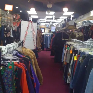 This place is an absolute catacomb of clothes. Yay!