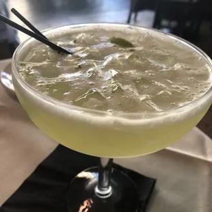 It&apos;s supposed to be a spicy Margarita with Tajin but they ran out.