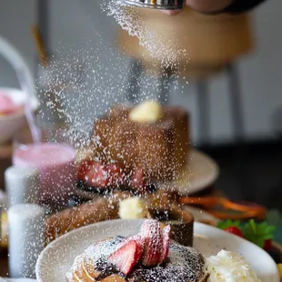 Chocco strawberry pancake