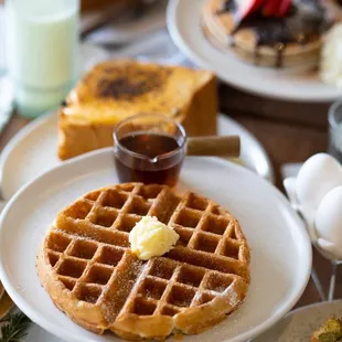 food, waffles