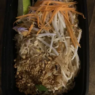 Pad Thai with fried tofu