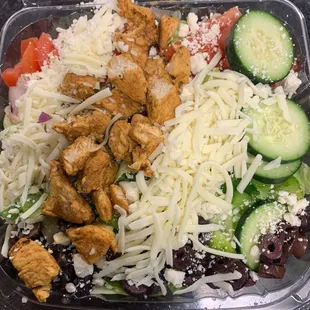 Greek chicken salad
