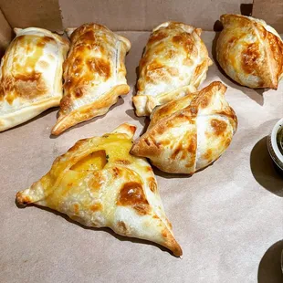 Variety of delicious empanadas