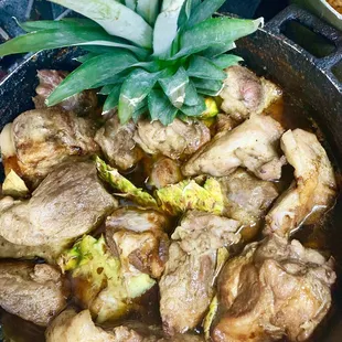 Las famosas carnitas estilo Michoacán muy sabrosas.