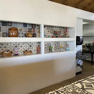 a view of a kitchen