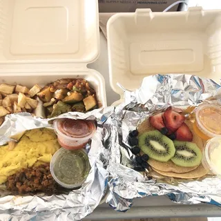 Del Cielo Vegan Pancake Breakfast
