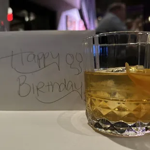 Old Fashioned for my bday