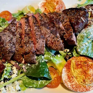 Another shot of my steak sald