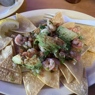 Shrimp Tostada