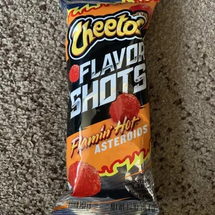 a bag of flavored candy