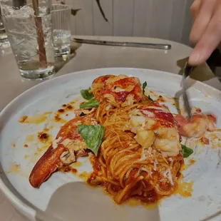 Lobster Spaghetti