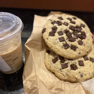 GINORMOUS Chocolate Chunky cookies!!!