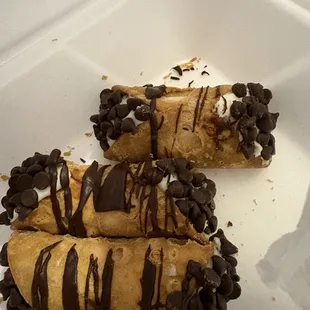 Mini cannolis