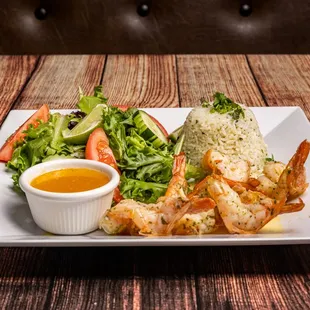 Jumbo garlic shrimp