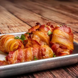 Bacon wrapped shrimp
