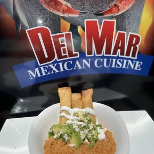 Flautas de queso o de pollo