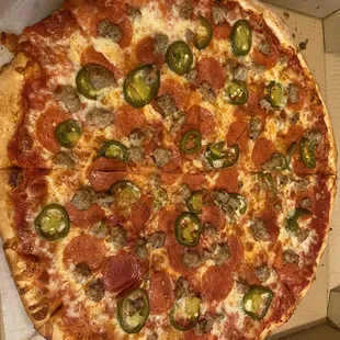 Pepperoni sausage jalapeño