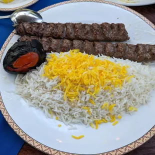 Ground Beef Kabob.