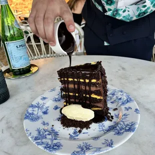 Chocolate layered cake
