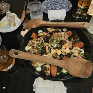 Wild Calamari Paella