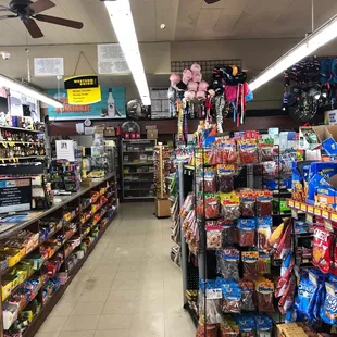 a view of the store&apos;s aisles