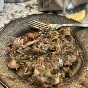 I'm not sure what this actually was but was supposed to be a Burrito bowl.