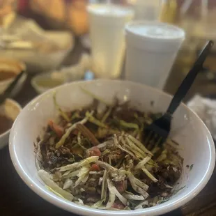 House burrito bowl w/brisket