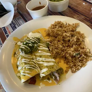Verde enchiladas