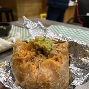 The birria burrito is amazing. The tacos were also amazing. Highly recommend coming here if you want great Mexican food