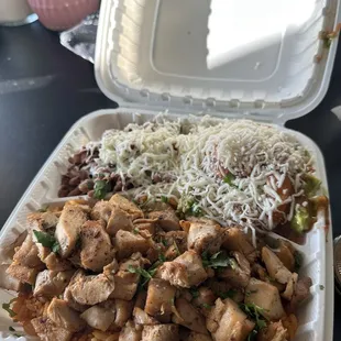 Chicken burrito bowl