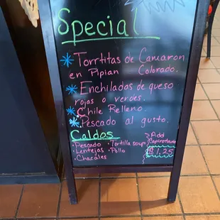 Specials!