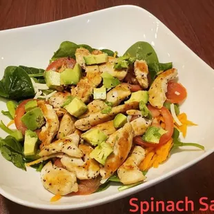 Spinach Salad w/ Chicken