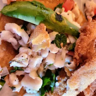 Tostada de Ceviche