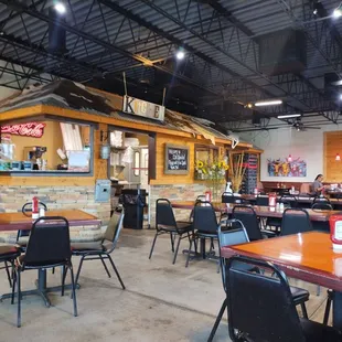 My view of the dining room.  Our favorite restaurant!