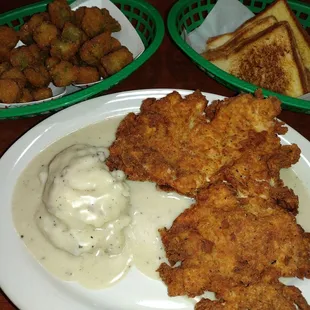 Chicken fried chicken dinner!