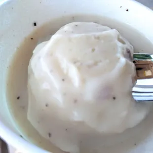 Creamy mashed potatoes, I could eat all day.