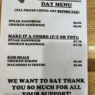 Today only