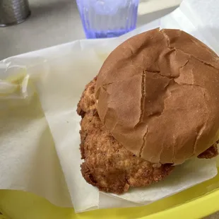 Fried chicken sandwich