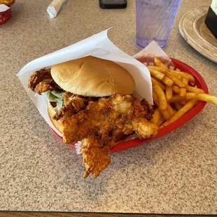 Chicken Fried Chicken Sandwich