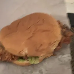 Del Rancho steak sandwich  (made incorrectly)