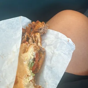 I couldn't even wait to bite into it before taking a picture