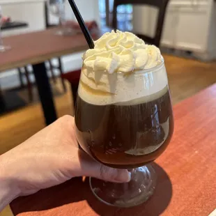 Del ray cafe: great Irish coffee