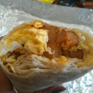 Sausage and Egg Burrito