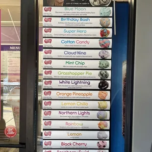 a stack of ice creams