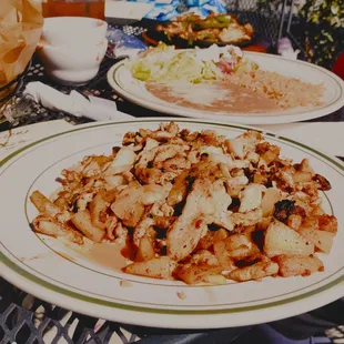 lunch ACP Mazatlan - beans and rice - lunch fajitas